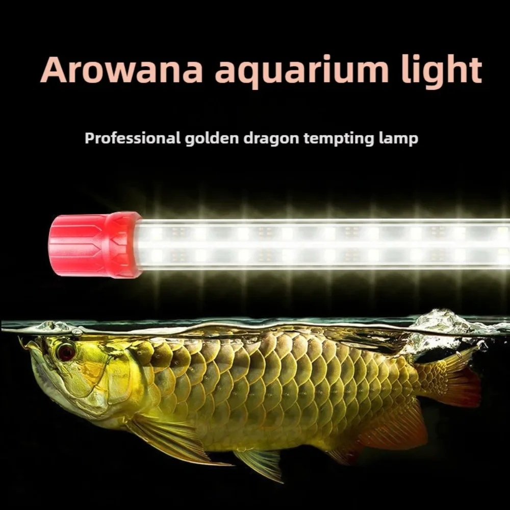 LED Aquarium Light Arowana Fish Tank Lamp Special Lure Tanning Aquarium Light Bar Enhanced Color With Three Primary Color