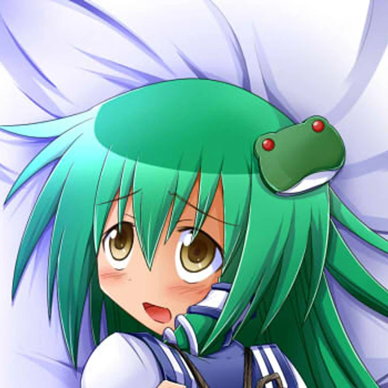 Sanae Kochiya Anime Dakimakura Pillow Cover Double Sided Print Hugging Body Pillow Case Multi Size 120-180cm