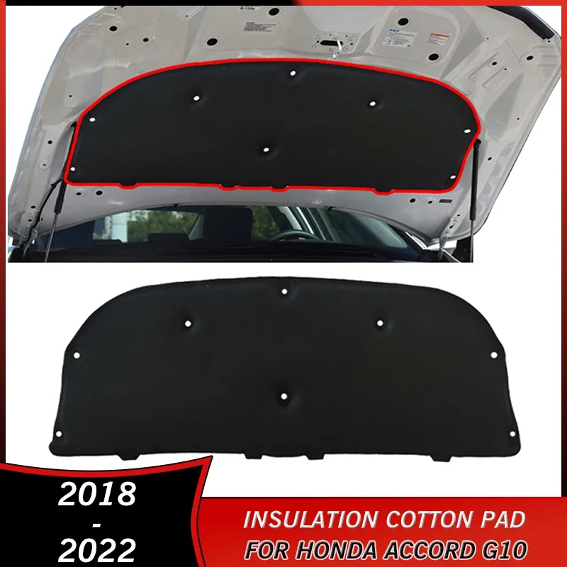 

2018-2022 Heat Sound Insulation Cotton Pad for Honda Accord G10 2018 2019 2020 2021 2022 Accessories Soundproof Firewall Cover