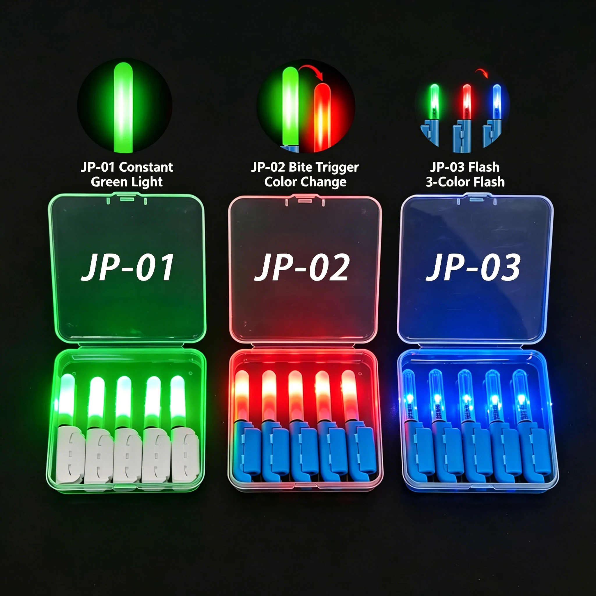 JUSEPU 5PCS 야간 낚싯대 팁 라이트 LED 스 - Fish Finder Battery 리뷰 및 가격