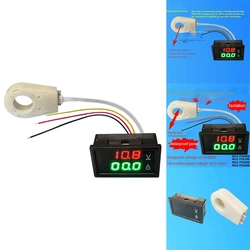 Voltmetro amperometro RISE-Hall DC 0-300V Monitor batteria LED misuratore di tensione di corrente digitale 12V 24V 36V 48V 60V auto