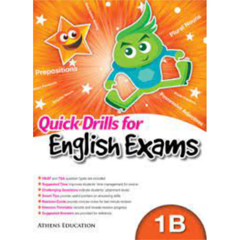 

Быстрые сверла для английских экзаменов 1B 2012, Ed Athens Education, Гонконгская образовательная книга Co LTD 9789881926623 Книга