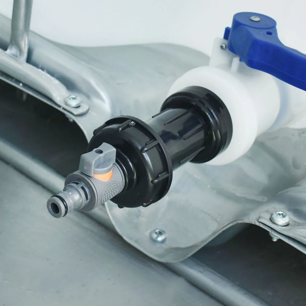 

16mm Nipple IBC Tank Tap Fitting Adapter S60 Coarse Thread Garden Water Tanks Faucet Replacement Connector Valves