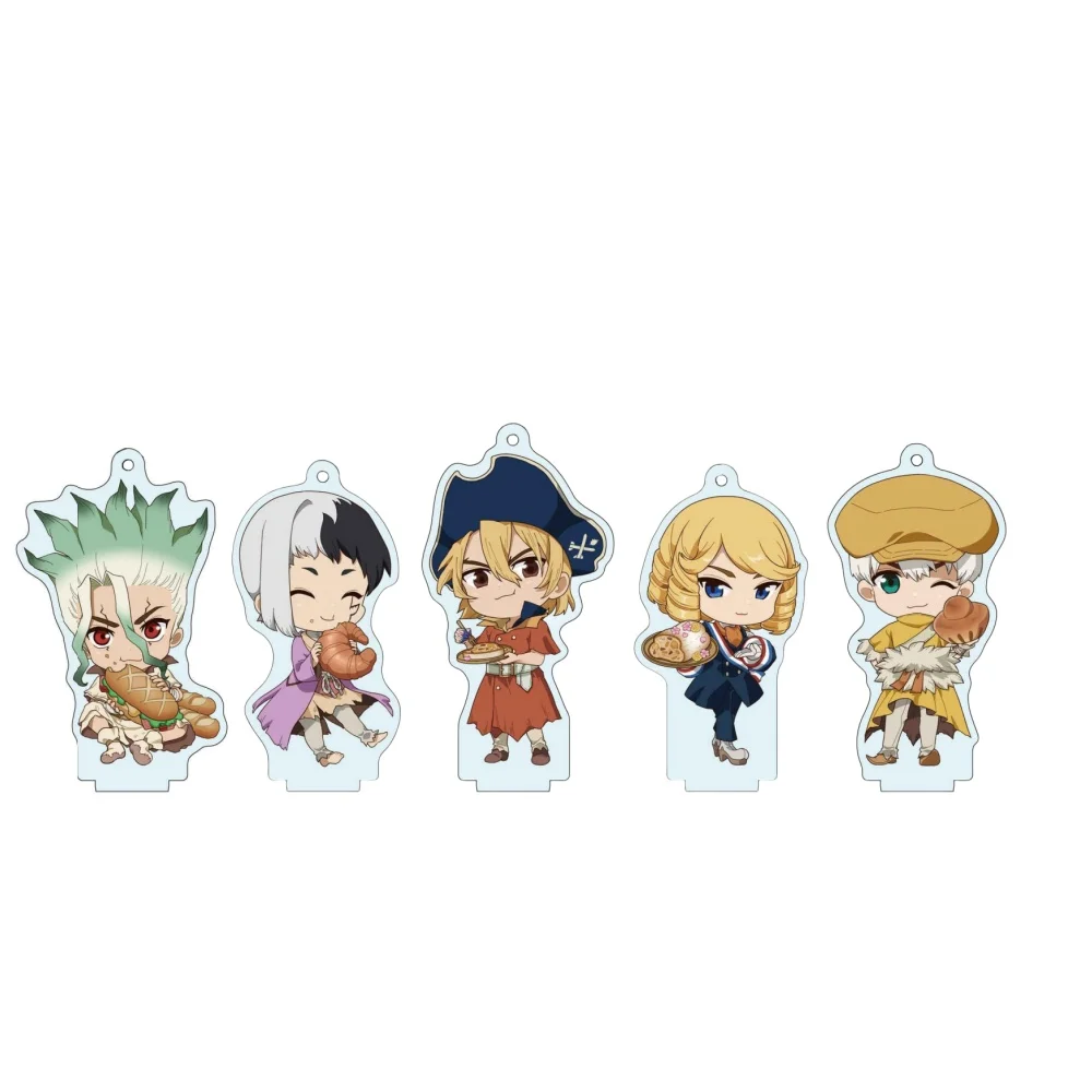 Loen  Anime Peripheral Store Dr.Stone Acrylic Keychain Pendant Ornamen Fans Charm Gifts About 6cm