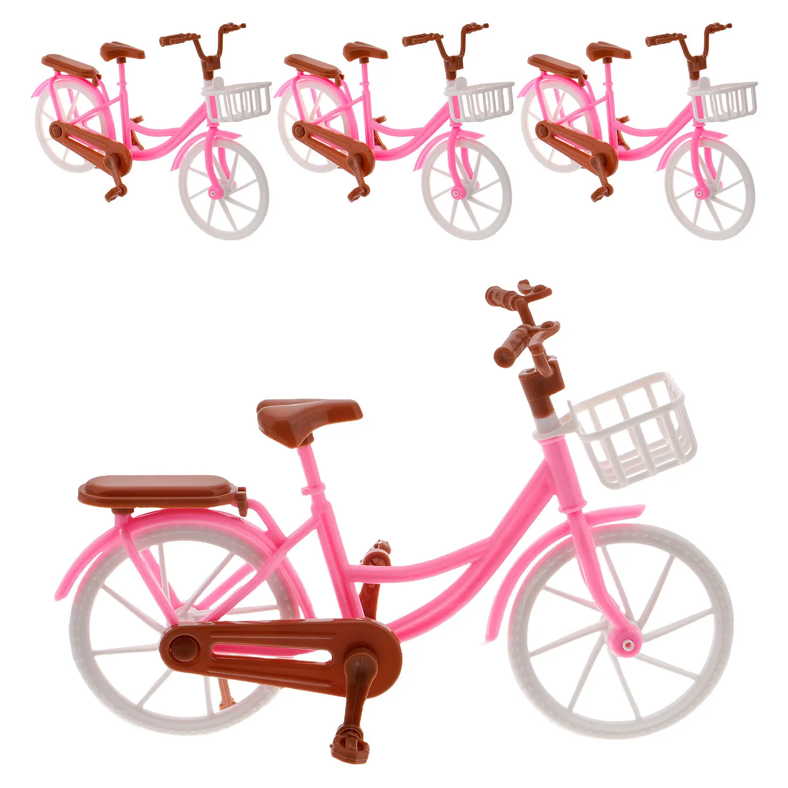 

4Pcs Lifelike Mini Bicycle Decorations for Living Room Shelf Office Desk Decor Vintage Inspired Desktop Ornament Compact