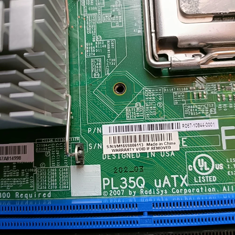 

C2SBM-RSYS-PL2 REV:1.21 PL35Q Промышленная материнская плата управления