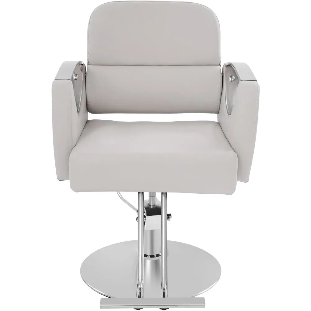 كراسي صالون هيدروليكية بارتفاع قابل للتعديل لمصففي الشعر، دوارة 360 درجة، معدات تجميل عالية الجودة لصالونات الشعر #4