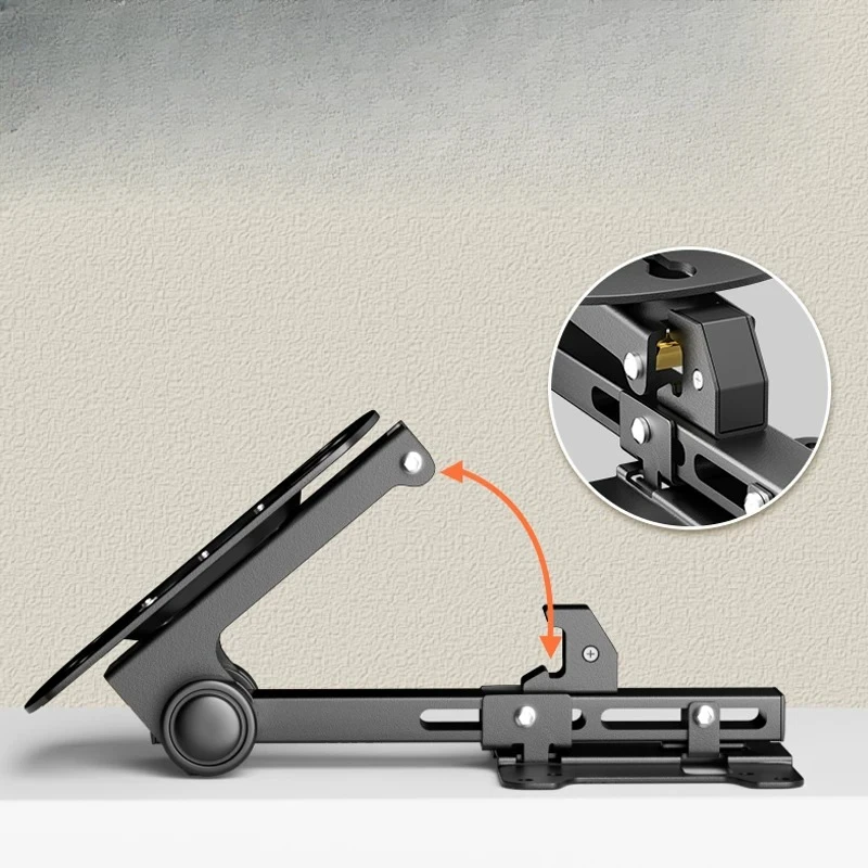 TV car monitor hanger retractable rotating folding RV ceiling wall bracket ceiling hanging shelf