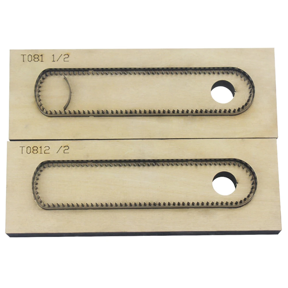 

2 шт./компл. 187x40 мм DIY кожаный чехол для ручки сумка для высечки нож форма металлический полый дырокол