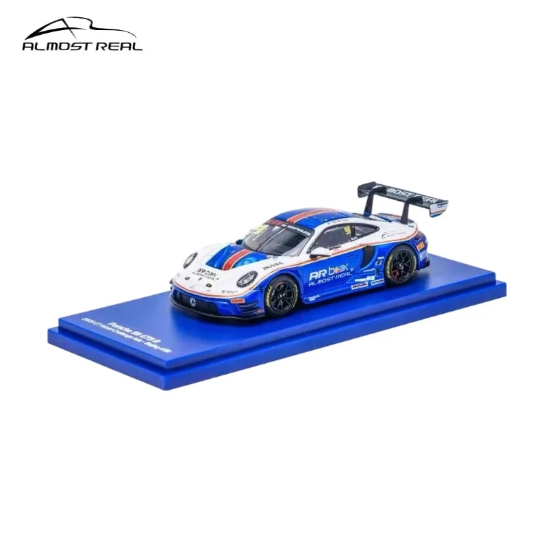 

Almost Real 1:64 911 5th car model - Leatherwood Gate alloy car replica, boys' holiday gift toy, adult collection piece.