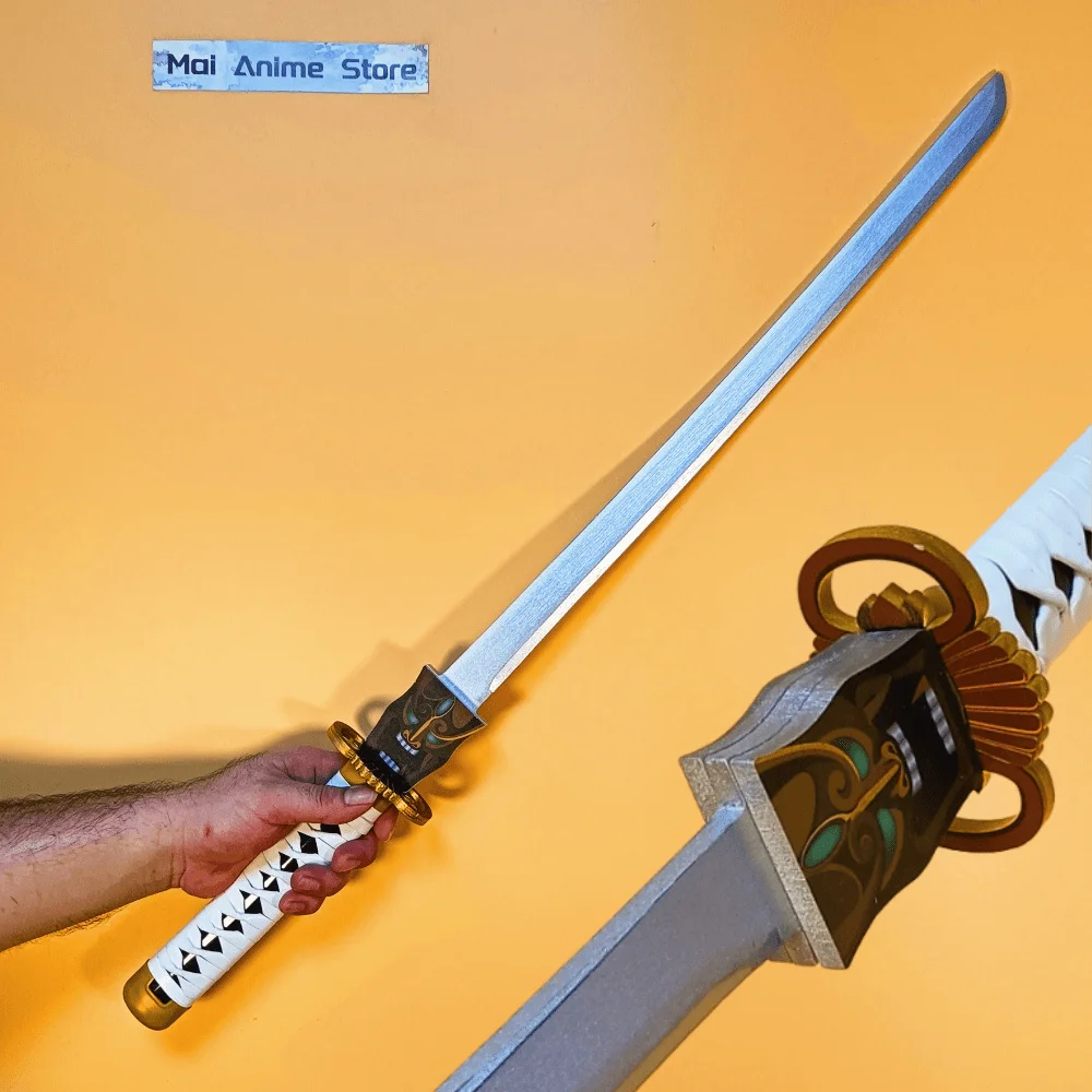 31in Onimaru Kunitsuna Katana Echte Ninja Mes Valorant Zwaard Anime Cosplay Prop Katana Originele Samurai Sabel Unsharp Speelgoed Gift