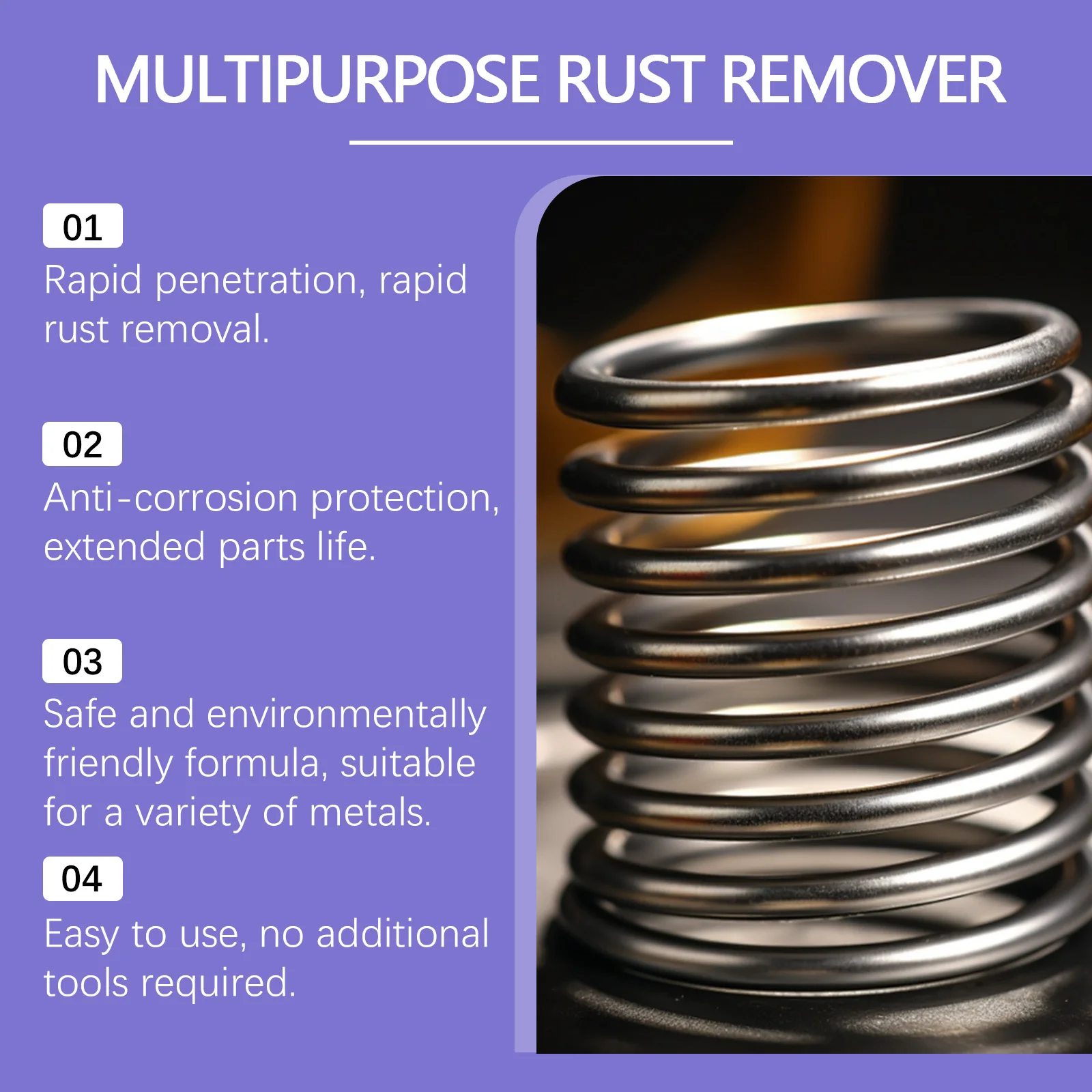 30ml Rust Remover Potent Car Detailing Maintenance Multi-Purpose Supplies Auto Accessories Gadget Anti-Rust Metal Chrome image 3