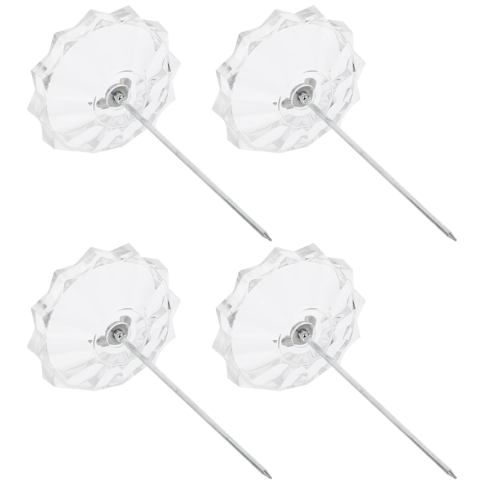 

4Pcs Desk Receipt Holder Spike Sturdy Plastic Bill Forks Paper Organizer Straight Rod Memo Holder for Office Restaurant