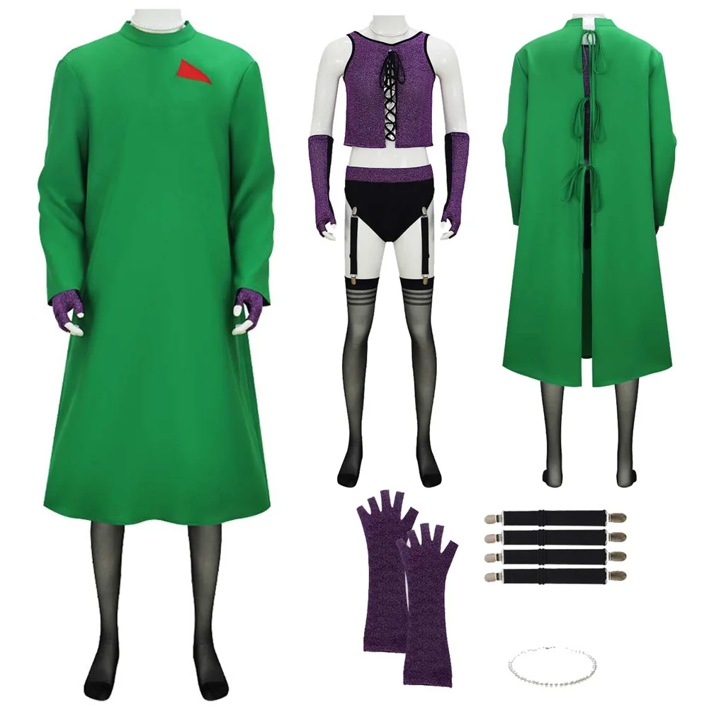 

Movie Rocky Horror Picture Show Cosplay Dr.Frank-N-Furter Costume Fantasia Clothing Men Adult Male Disguise Halloween Party Suit