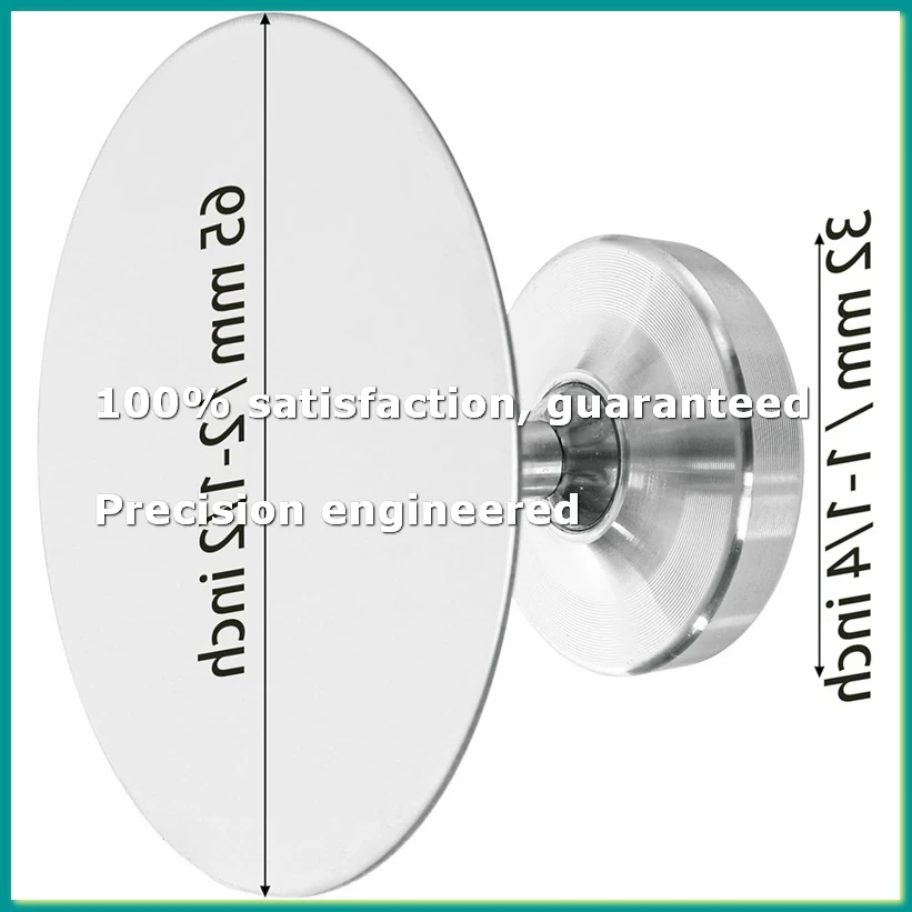 Espresso Shot Mirror for Bottomless Portafilters, Stainless Steel Coffee Extraction Reflective Observation Mirror-A07G