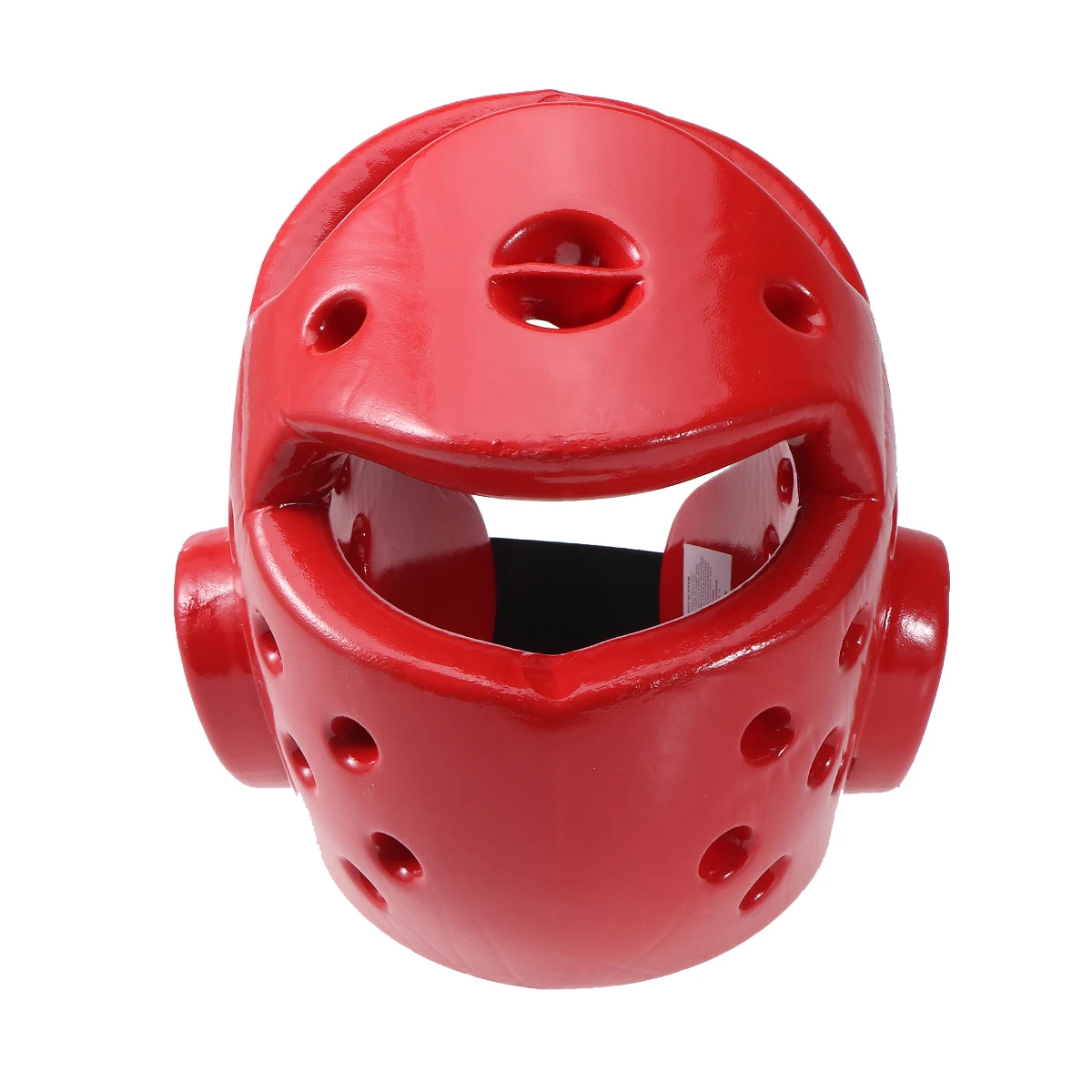 

Kids Sparring Headgear Eva Taekwondo Absorbant Kickboxing Vented Head Shield Size S Red Suitable for Karate