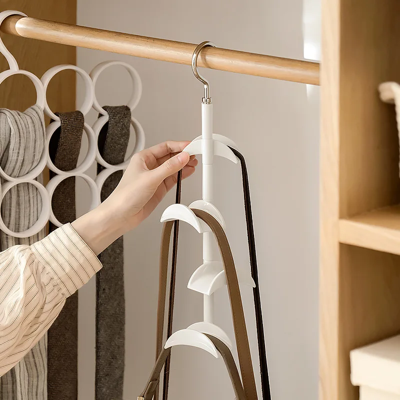 

Bag storage, hangers, wardrobe tidying hooks, accessories, belt hangers, cloakrooms, multi-functional row hooks