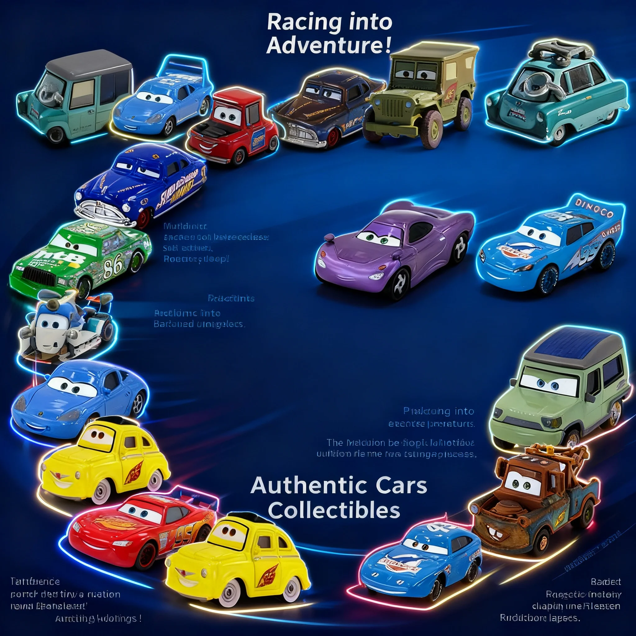 Diecast Alloy Super Car Cartoon Truck Toys for Kids Z Chino Doctor Mater Grandma 2nd Generation Litchi view 5