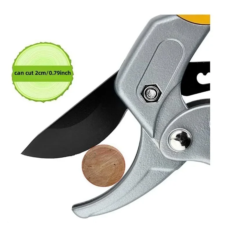 Premium Garden Scissors Clippers Pruners Ratchet Pruning Shears Work 3 Times Easier Tools for Trimming Rose Floral Tree