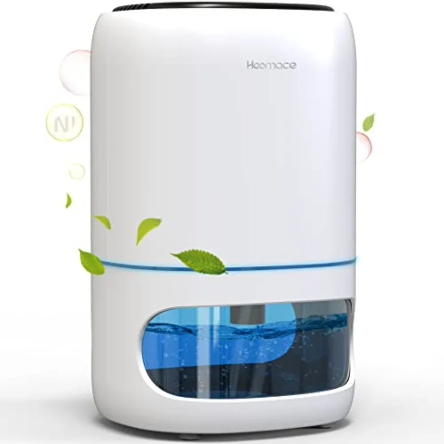 

Small Dehumidifiers for Bedroom with Air Purifying Function 1000 ml/35 oz Capacity for 2500 Cubic Feet 260 sq ft 7 Colorful LED