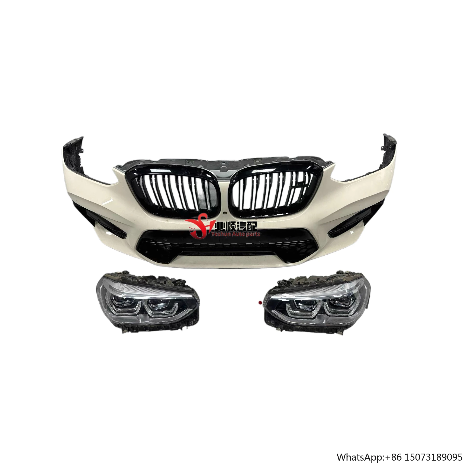 

Высококачественный, популярный передний бампер X3M с решеткой и светодиодными фарами для комплекта обвеса