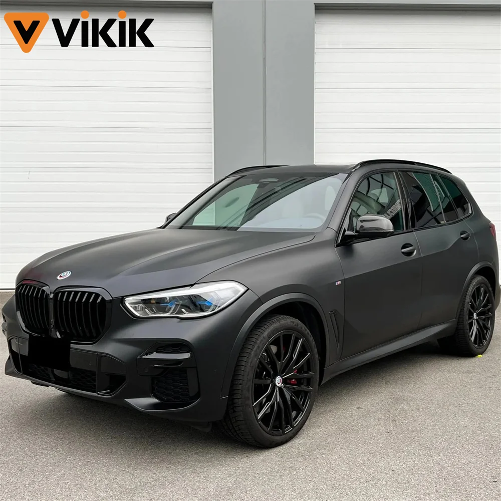 Premium Quality PET Matt Black Frosted Waterproof Car Motorcycle Adhesive Vinyl Sticker Bubble Free