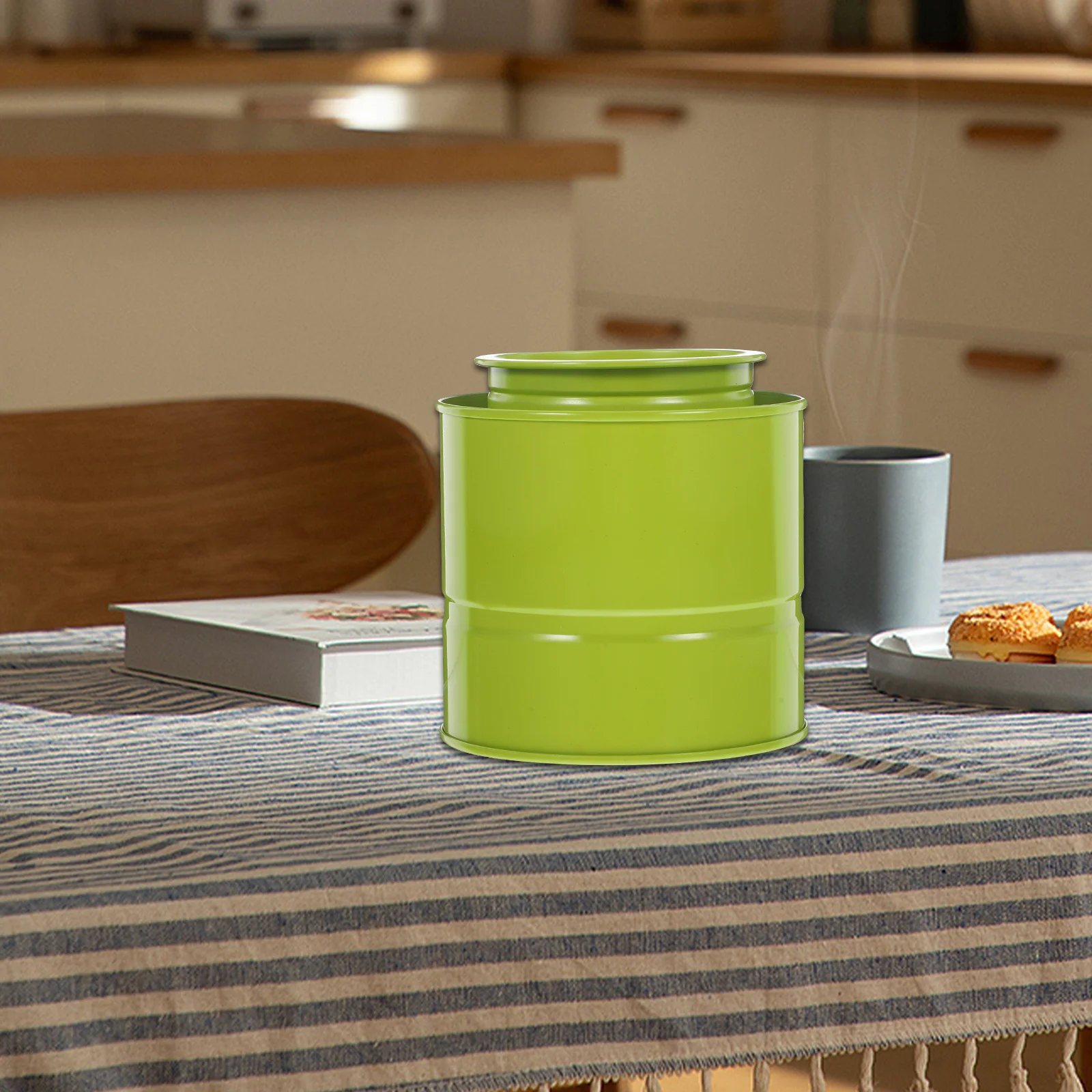 Pojemnik na ziarna kawy z hermetycznym zamknięciem, puszka z blachy, słoik do przechowywania, szczelna pokrywka, pojemnik na suszone owoce, puszki kuchenne, słoik z blachy