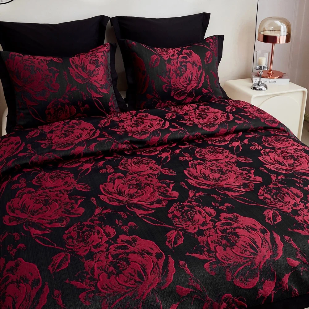 7-Piece Queen Comforter Set with Matching Curtains – Jacquard Seersucker 4