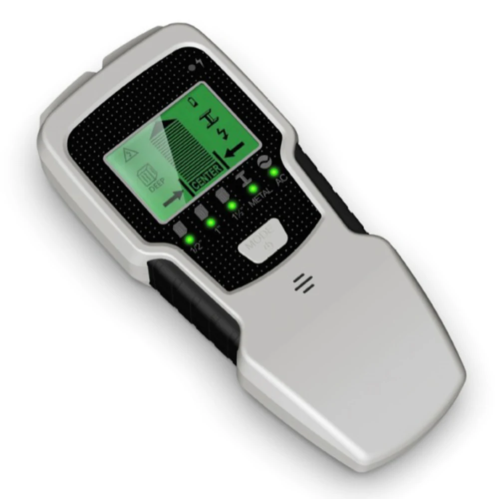 Imagem -06 - Sensor do Localizador de Parede Detector Eletrônico Lcd Metal Madeira Fio Detector de Parafuso Medição de Profundidade Sh350