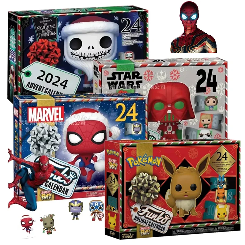 calendrier-du-compte-a-rebours-de-l'avent-pour-enfants-disney-marvel-spider-man-modele-de-jouet-de-la-serie-butter-anniversaire-noel-cadeau-du-nouvel-an