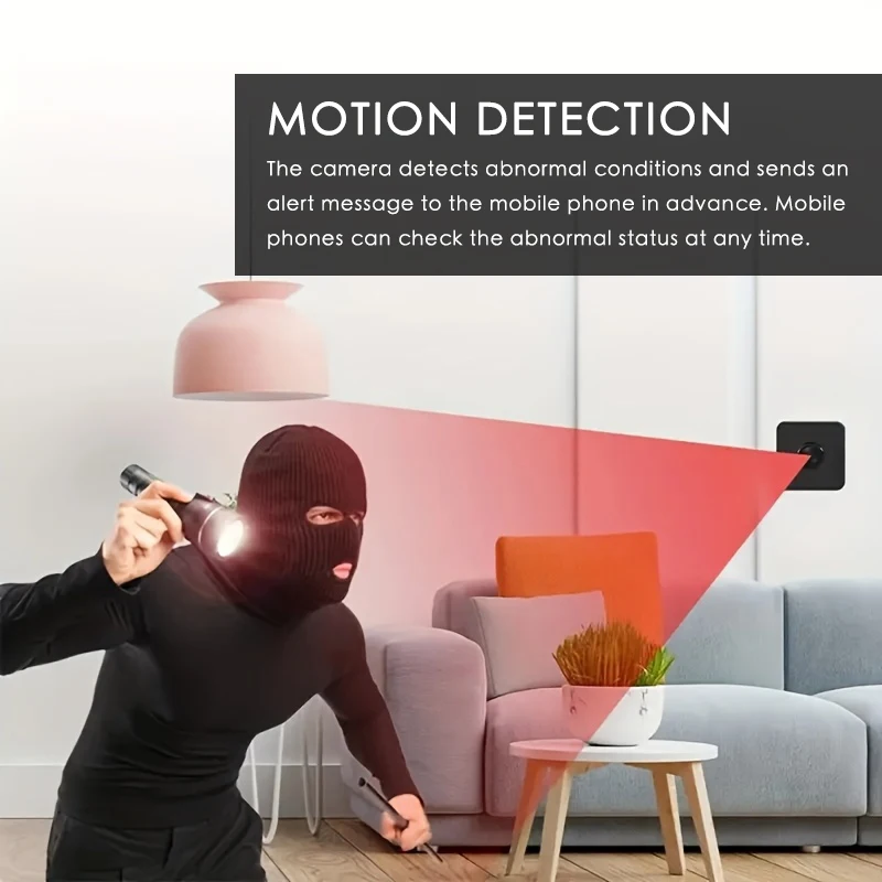 HD كاميرا صغيرة واي فاي 1080P عن بعد مسجل فيديو لاسلكي المنزل منزل كلب أطفال مراقبة السلامة الأمن لبطارية آيفون