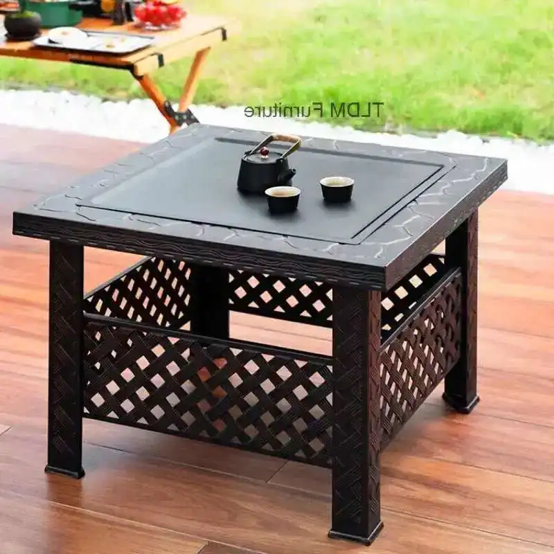 

Creative Courtyard Garden Terrace Fire Pits Outdoor Apartment Villa Heating Stove Indoor Home Living Room Barbecue Grill Brazier