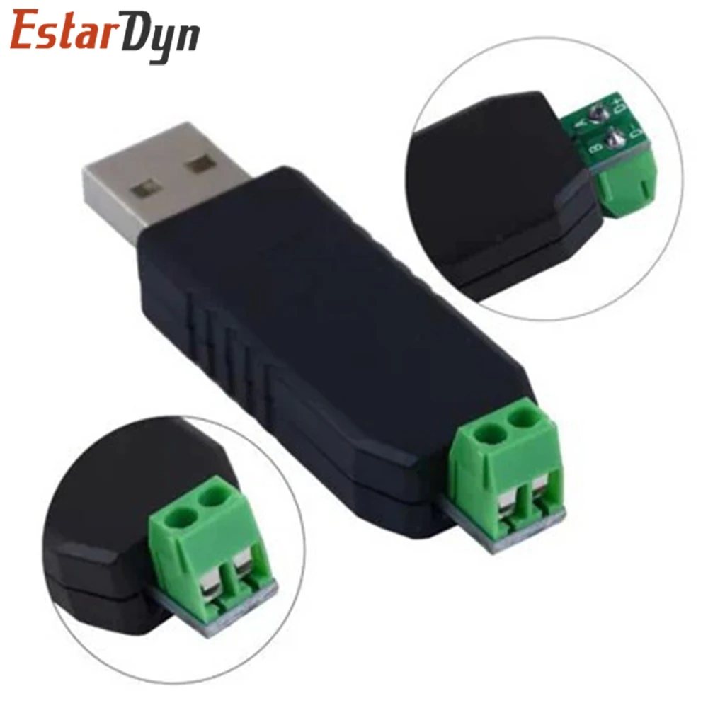 Estardyn USB to RS485 Converter Adapter with Stable Communication Multi-OS Support for Industrial Control PLC