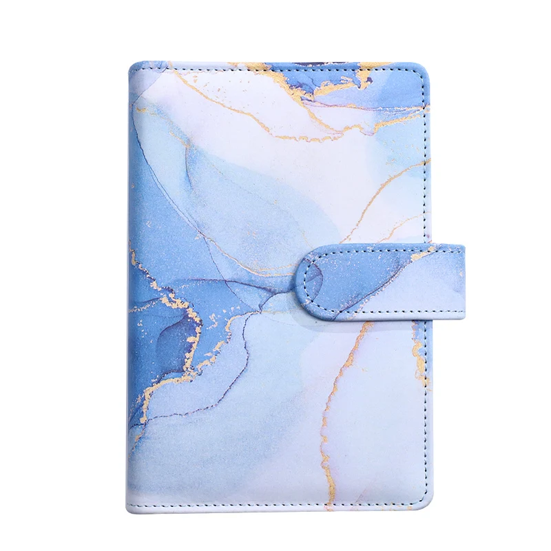 Imagem -06 - Colorido Marble Binder Capa Planejador de Orçamento de Dinheiro Diário Agenda Papel de Planejamento Papelaria Escola a6 a7