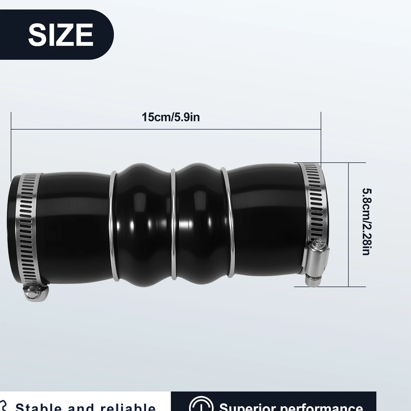 

2 PCS Turbo Hose Charge Air Hose 0382 FN 9680356780 FOR Berlingo C2 C3 C4 C5 9684994080