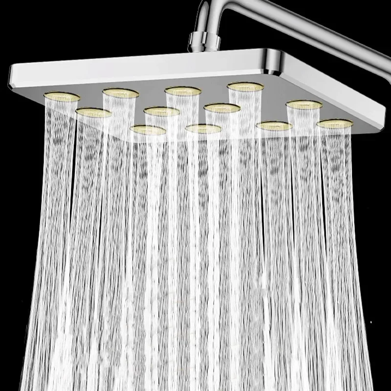 

Shower pressurized showerhead, large showerhead, top spray pressurized single head shower, household showerhead, shower and bath