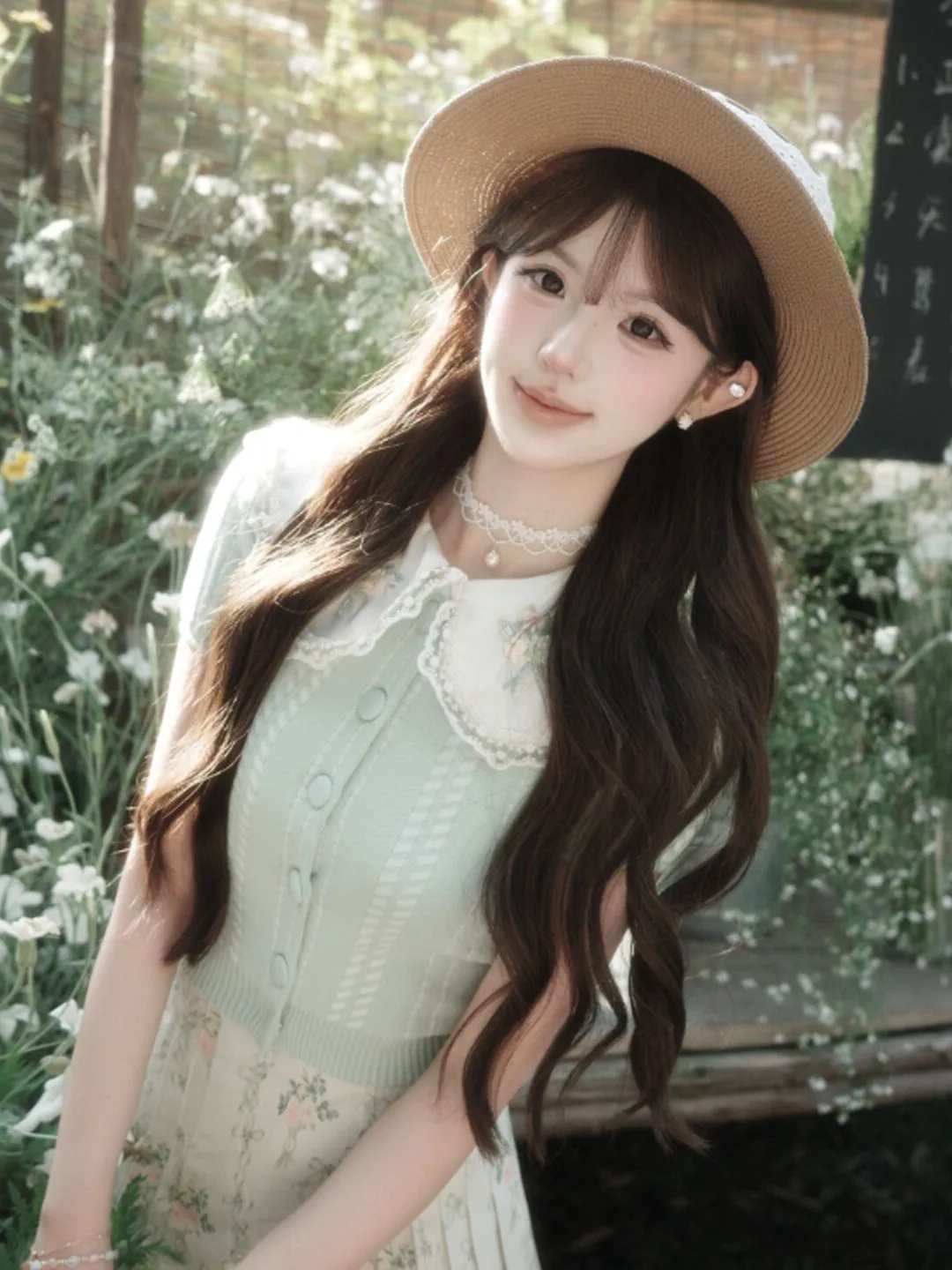 

Sweet Gentle Wind Floral Half Skirt Two-Piece Set Comfortable Breathable Summer Outfit Short Sleeve T-Shirt Casual Fashion
