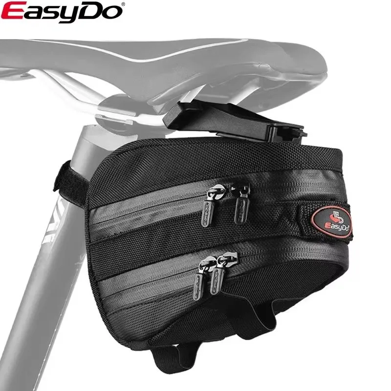 

Easydo Bicycle Bag Nylon Bicycle Saddle Bag Waterproof Portable Multi function Tail Seat Bag for Outdoor MTB Cycling