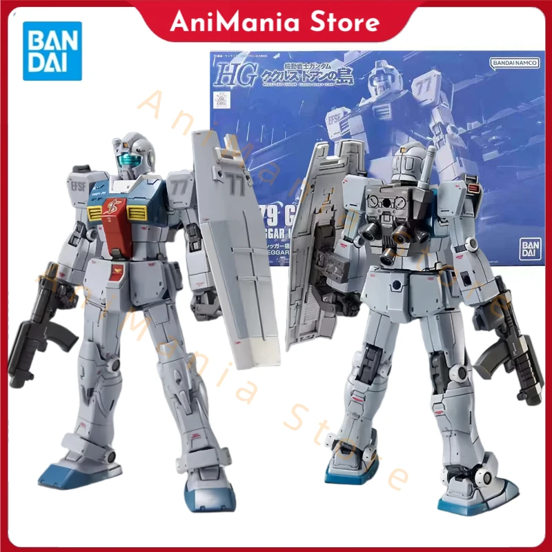 

Bandai Original Gundam Model Kit Anime Figure HG PB 1/144 RGM-79 GM SLEGGAR Action Figures Toys Collectible Gifts for Children