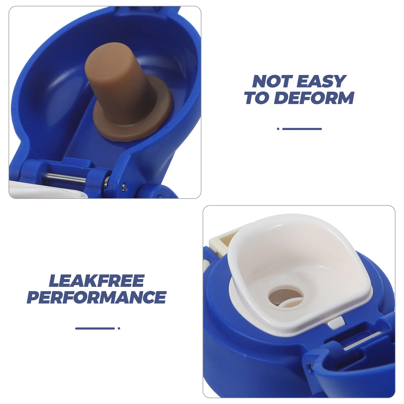 Spill-Proof Insulated Tumbler Lid Replacement for Stainless Steel Vacuum Bottle Leak-Free Easy Open Secure