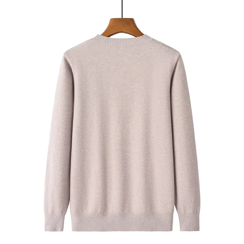 Knitted Sweater Women Pullover New Middle-aged mother Autumn Winter Knitted Long Sleeve Top Female Jumper Bottom Shirt