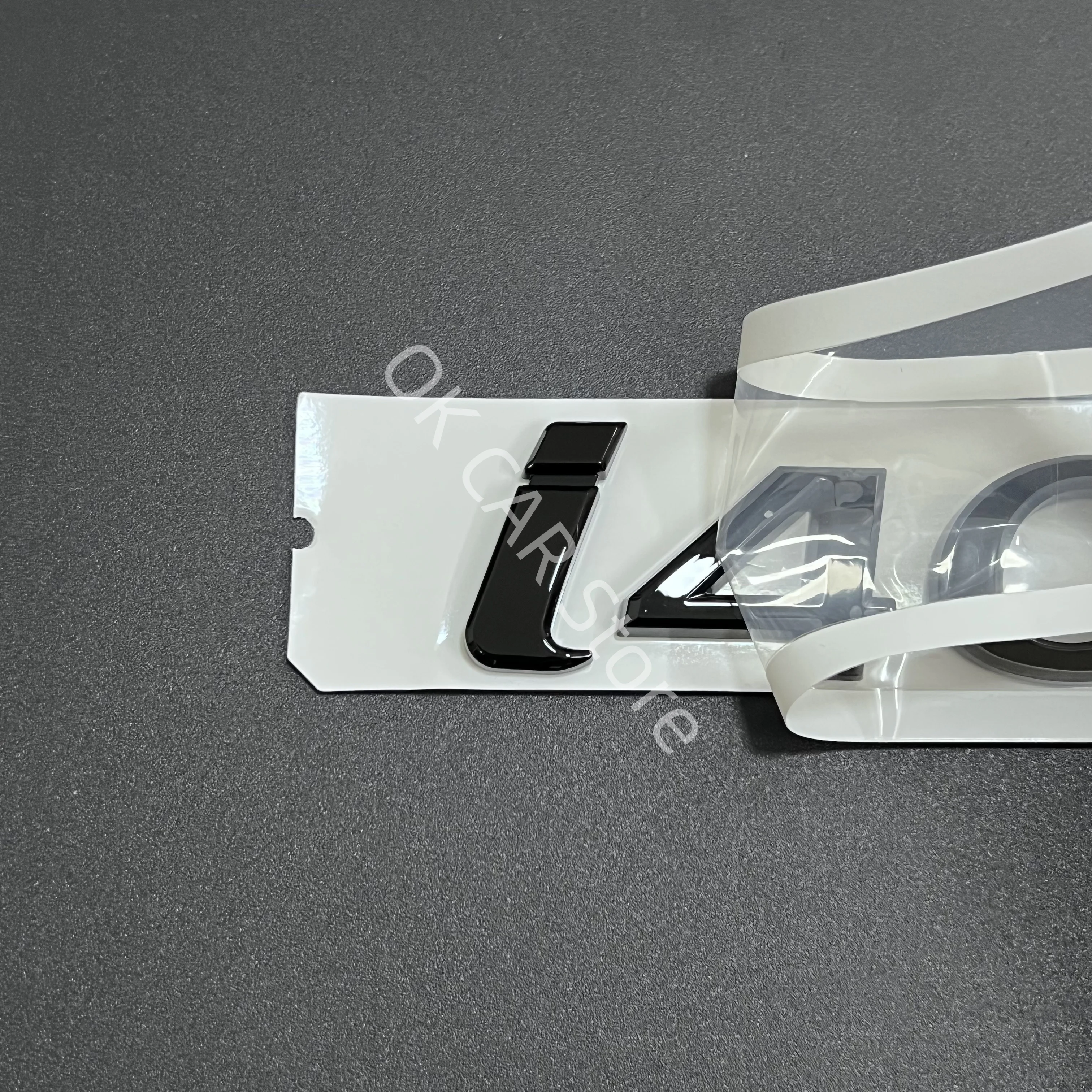 For Hyundai i10/i20/i25/i30/i35/i40 Letter Emblem, 2 Colors Chrome Black Self Adhesive Badge view 4
