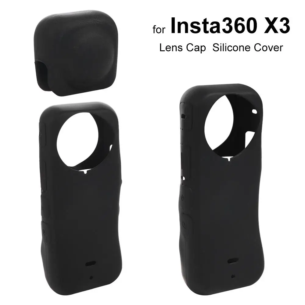 Silicone Cover Camera Cap For Insta360 Lens Cap For Insta360 Lens Protector For Insta360 Body Cover For Insta360 Silicone Case