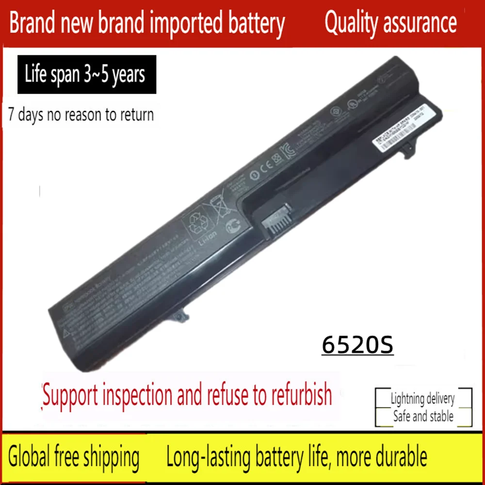 

New Laptop battery for hp 6520S KU530AA NBP6A73 COMPAQ 510 515 516 511 540 541 6531s 6520S CQ510 6535S 6530s