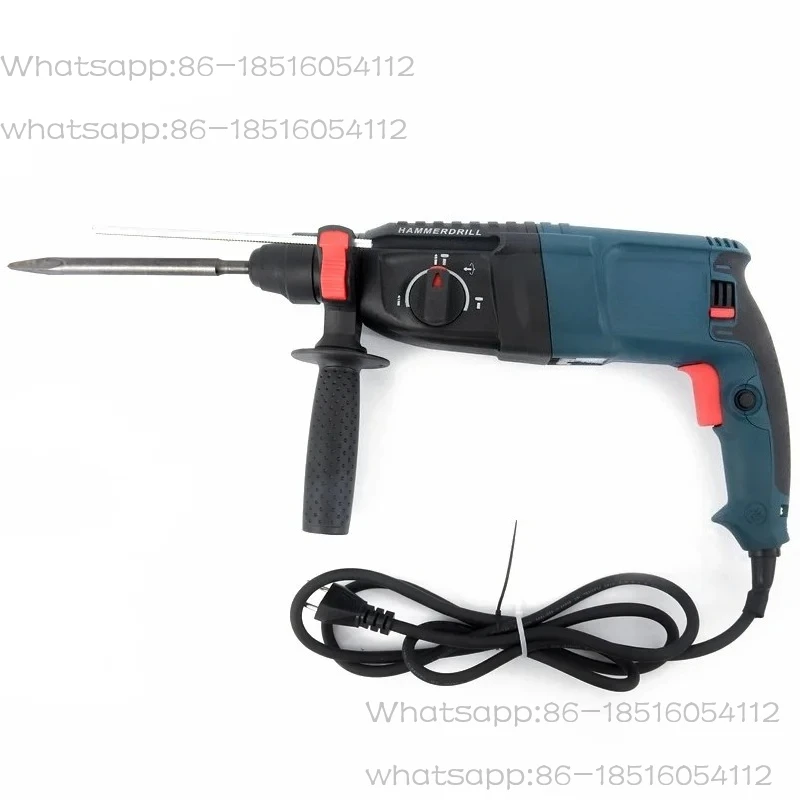 Martillo Rotatorio de 220V y 26MM, Martillos Eléctricos de 820W con Mandril SDS Plus, 4 Funciones, Taladro, Martillo, Rotomartillo