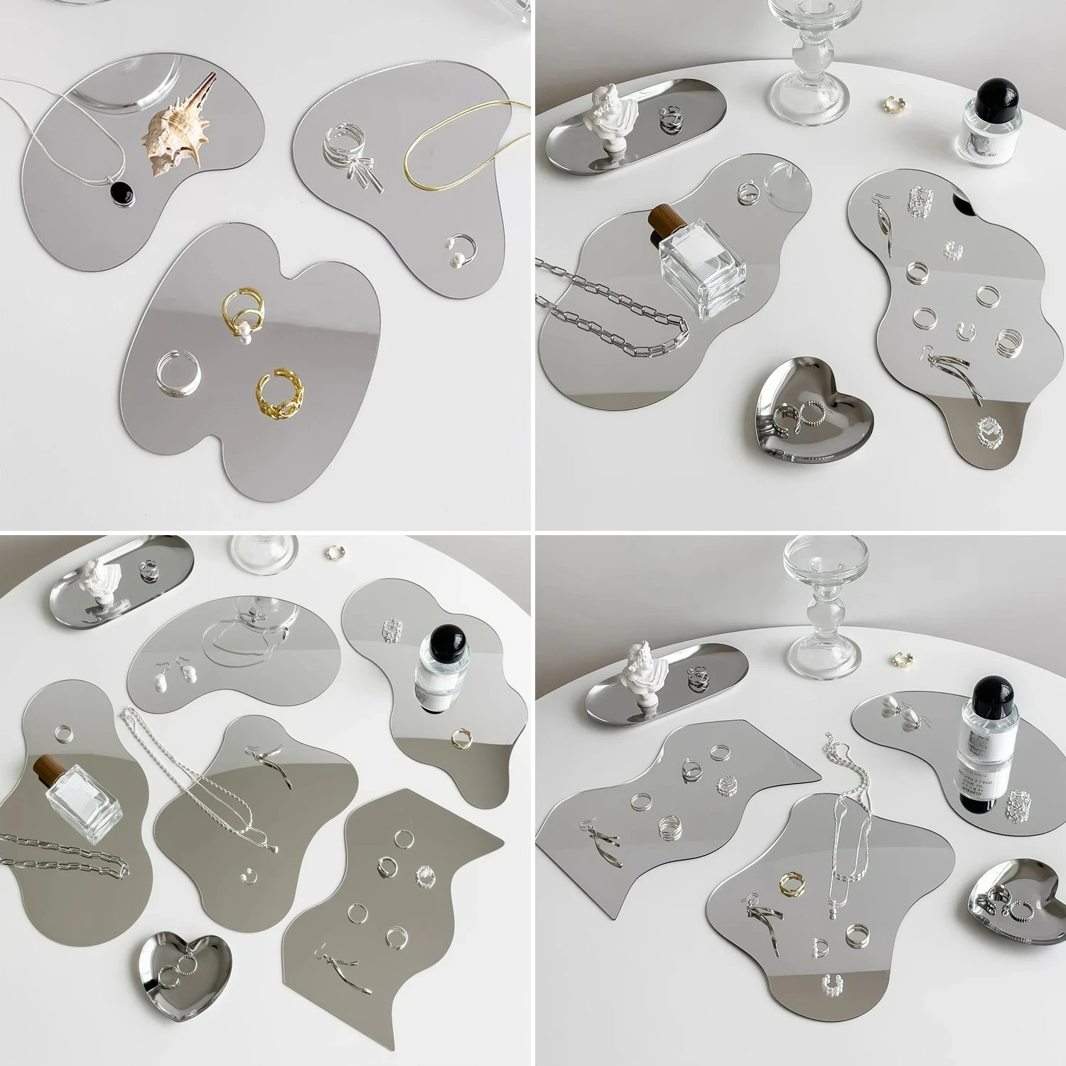 Mirrored Acrylic Background for Jewelry Display Photography Props - Clearance Sale
