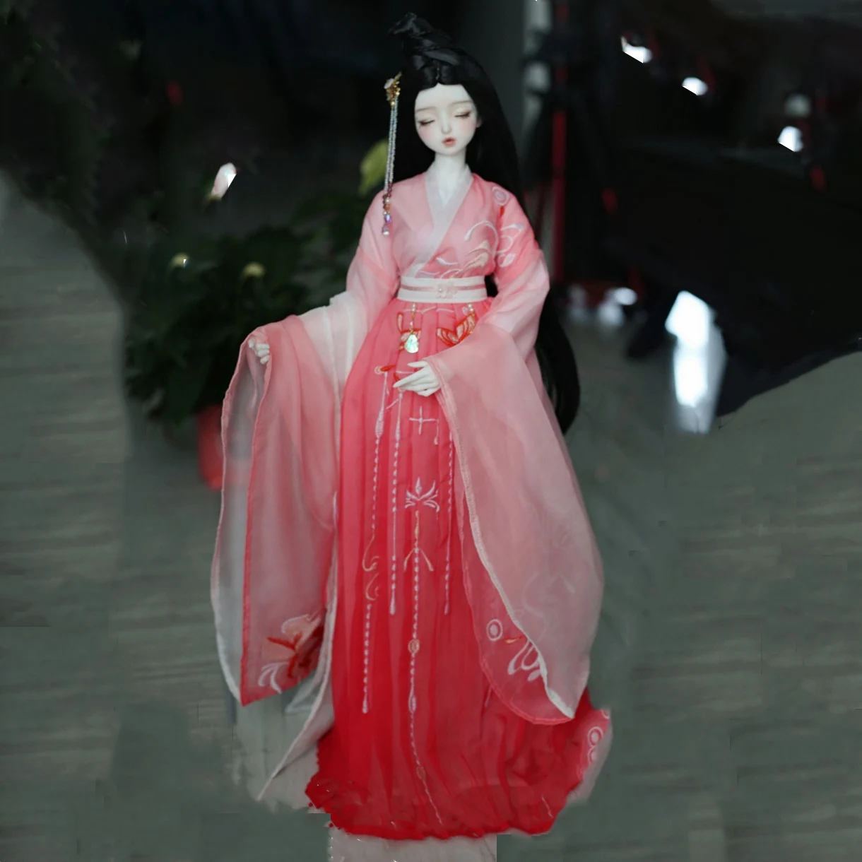 

1/4 1/3 BJD Ancient Costume Hanfu Fairy Dress Outfit For BJD/SD MSD SD13 Big Girl SSDF Uncle Doll Clothes Accessories A1656