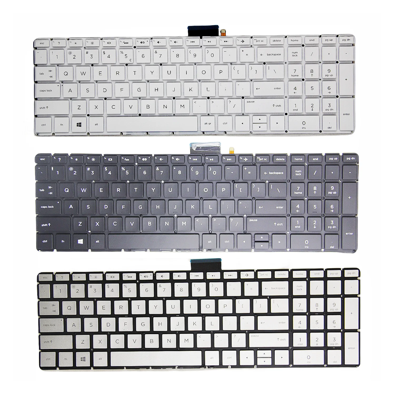 Original New US Keyboard For HP Q222 Q230 Q201 Q193 W126 250 G6 255 G6 256 G6 258 G6 15-EF 15Q-DY 15-BR 15S-ER FR EQ FQ