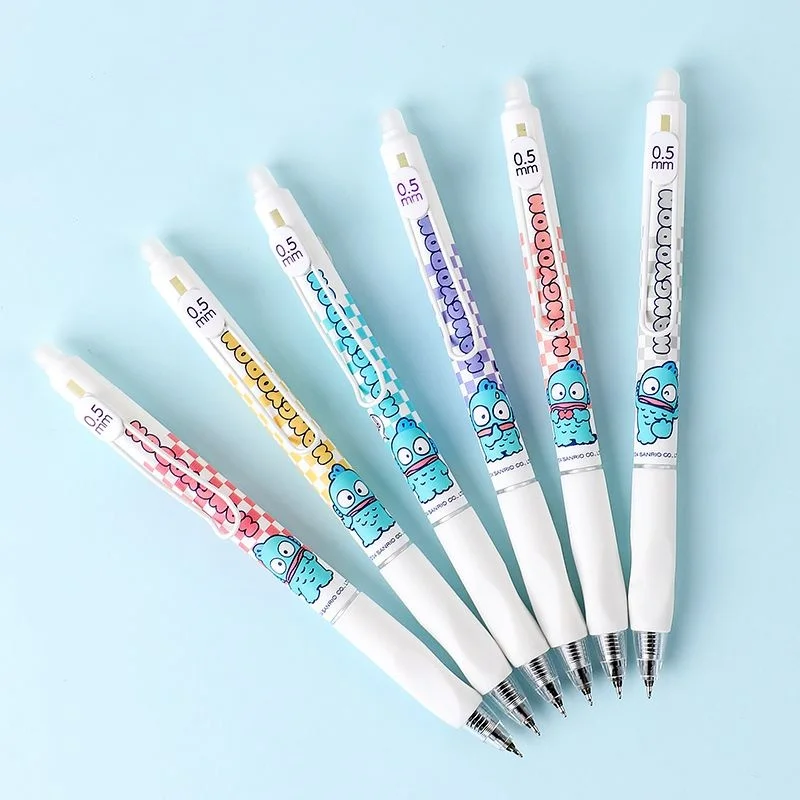 

18/36pcs Sanrio Hangyodon Erasable Gel Pen Cute 0.5mm Black Ink Neutral Pens Promotional Gift Office School Supplies