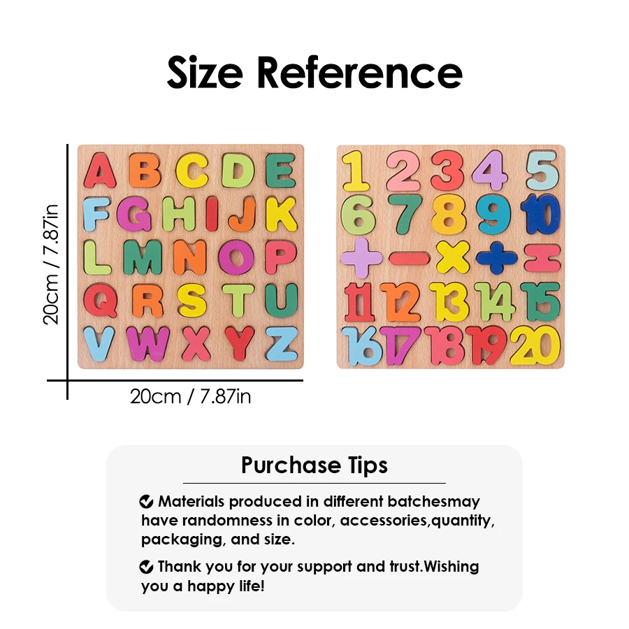 1 قطعة عدد الأبجدية الملونة الألغاز الخشبية للأطفال لعبة مطابقة ذكية مرحلة ما قبل المدرسة الأطفال ألعاب تعليمية في وقت مبكر #5